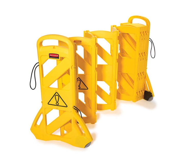 Barrera Móvil Plegable de 16 Paneles Rubbermaid