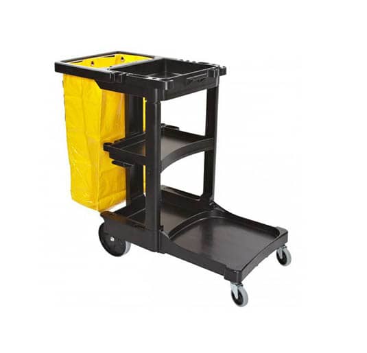Carro De Limpieza Negro Rubbermaid