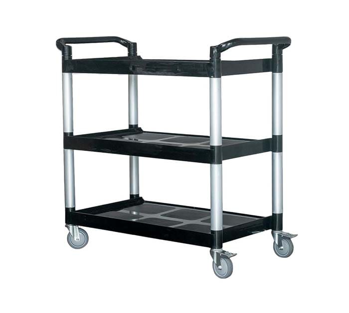 Carro de Servicio 3 Niveles Negro
