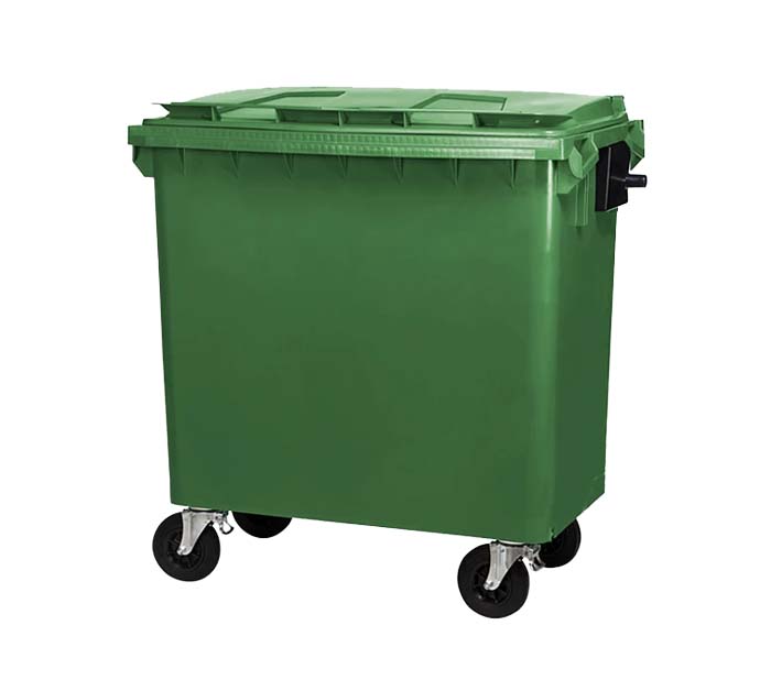 Contenedor de Basura de 770 Litros con Ruedas