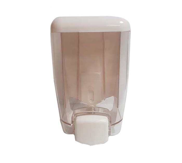 Dispensador transparente de jabón liquido y alcohol gel