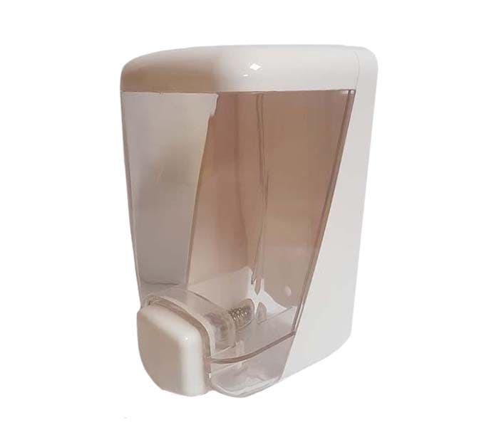 Dispensador transparente de jabón liquido y alcohol gel