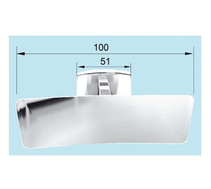 Gancho Doble en Acero Inoxidable