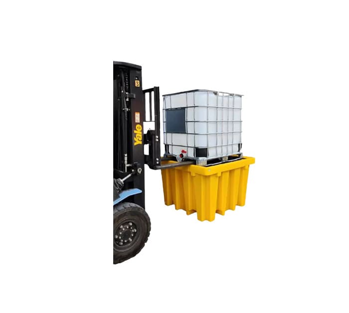 Pallet Antiderrame para Tanque IBC Amarillo