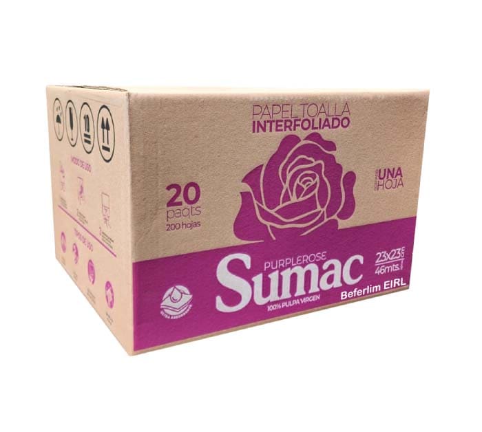 Papel Toalla Interfoliado Blanco de 200 Hojas