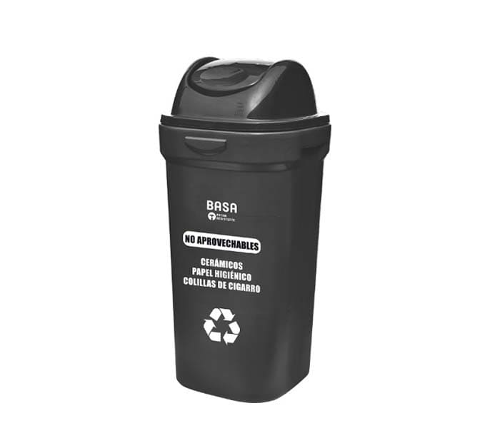 Papelera Bodeguita Ahorra Espacio de 35 L