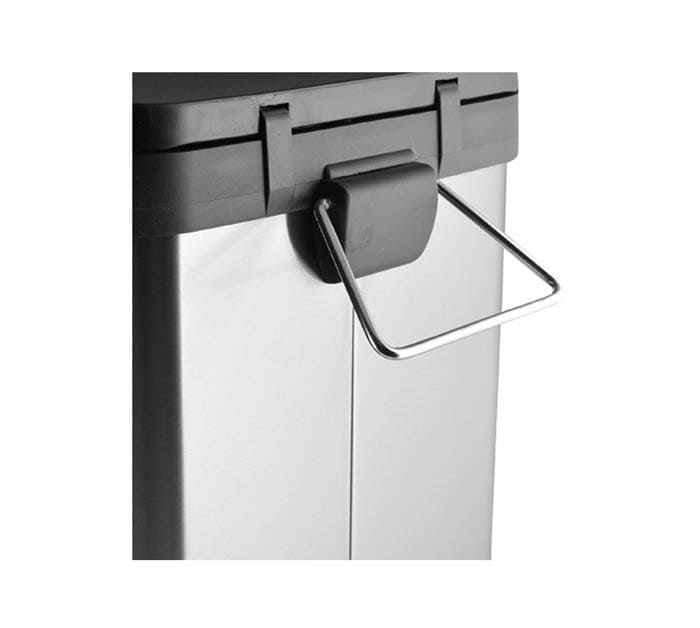 Papelera con Pedal de 20 Litros en Acero Rectangular