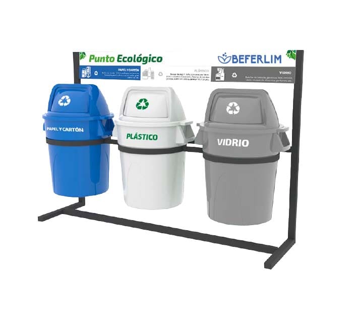 Punto Ecológico de 121 Litros Horizontal