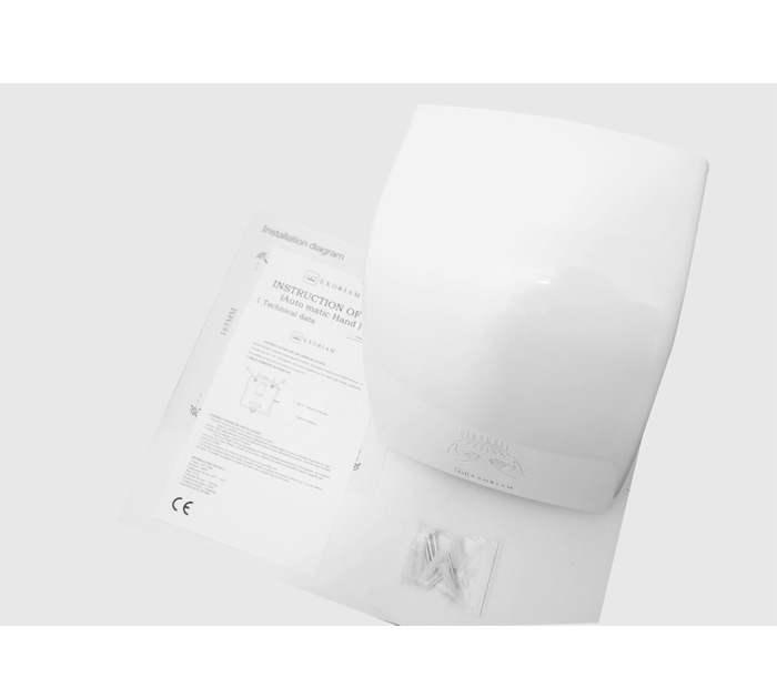 Secador De Manos Automático Modelo Veloster Blanco 1200W